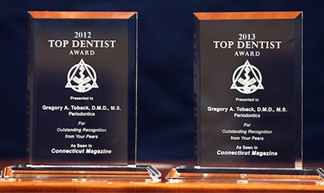 Connecticut Magazine Awards Toback best periodontist connecticut